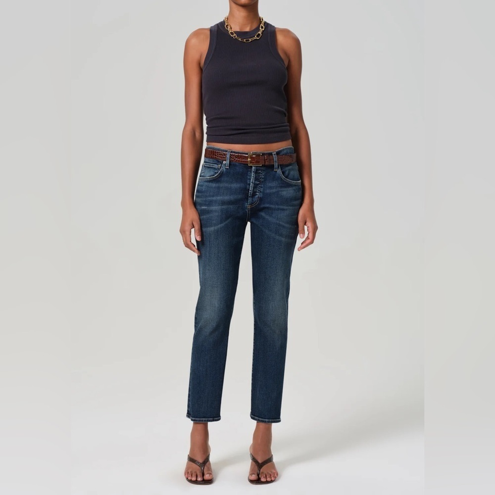 CITIZENS OF HUMANITY | EMERSON SLIM BOYFRIEND JEANS  IN BLUE RIDGE SIZE 25